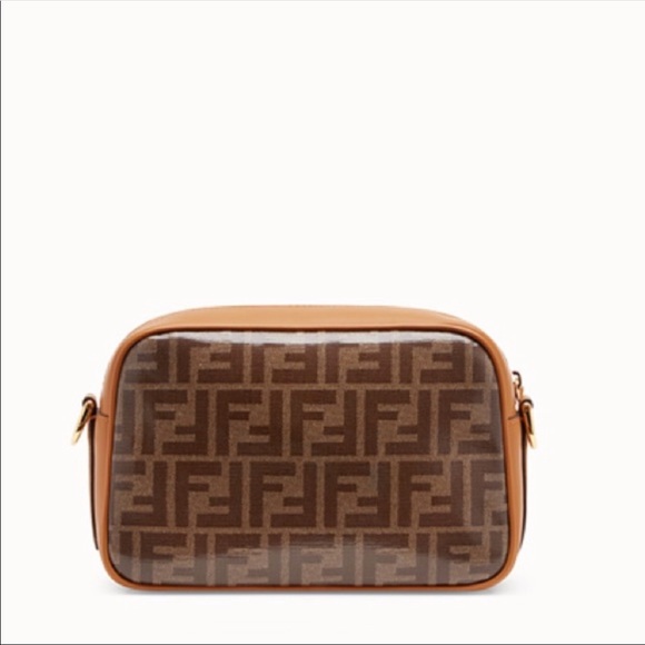 SOLD-Authentic Fendi 1974 Mini Canvas x-body Bag - Picture 5 of 7